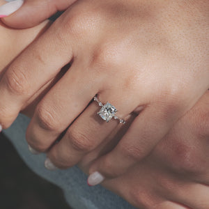 The Penelope - Engagement Ring Made in White Gold