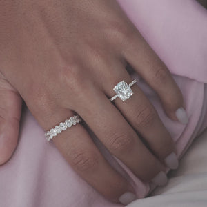 The Pave Kamellie - Engagement Ring Made in Yellow Gold