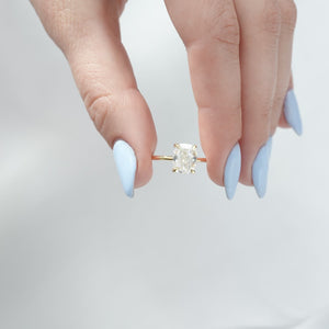The Luna - Engagement Ring Made in Yellow Gold