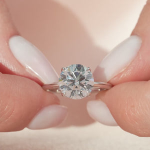 The Alison - Engagement Ring Made in White Gold