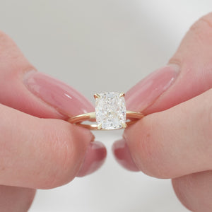 The Ashley - Engagement Ring Made in Yellow Gold