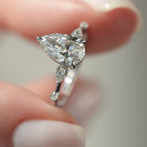 The Naomi - Engagement Ring Made in White Gold