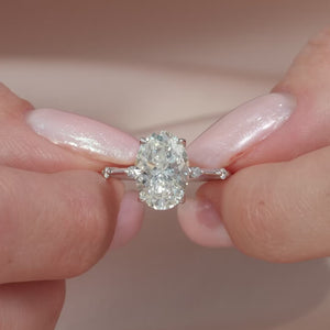 The Penelope - Engagement Ring Made in White Gold