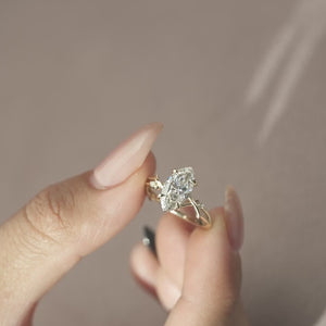 The Twig - Engagement Ring Made in Yellow Gold