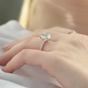 The Pave Ashley - Engagement Ring Made in White Gold