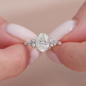 The Emma - Engagement Ring Made in White Gold