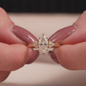 The Scarlett - Engagement Ring Made in Yellow Gold