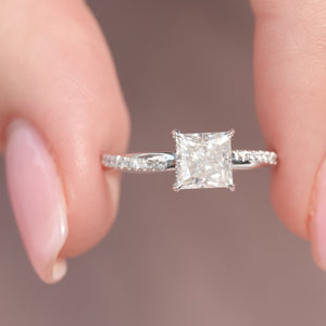 The Stacey - Engagement Ring Made in White Gold