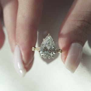The Amber - Engagement Ring Made in Yellow Gold