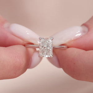 The Lexie - Engagement Ring Made in White Gold