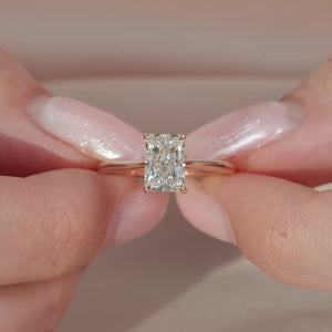 The Lexie - Engagement Ring Made in Rose Gold