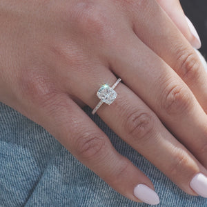 The Pave Kamellie - Engagement Ring Made in Rose Gold