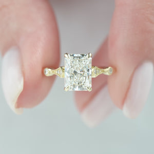 The Amber - Engagement Ring Made in Yellow Gold