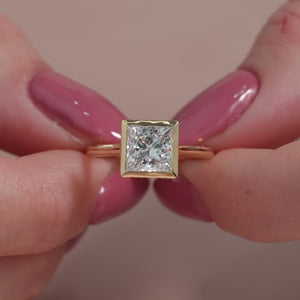 The Charlotte - Engagement Ring Made in Yellow Gold