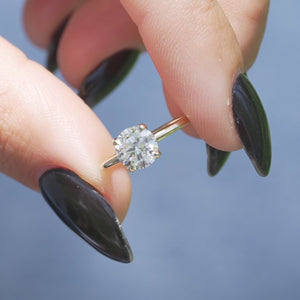 The Ashley - Engagement Ring Made in Yellow Gold