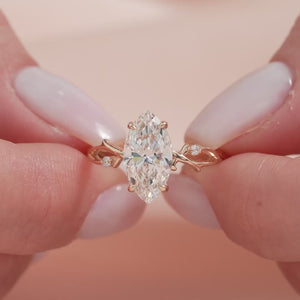 The Twig - Engagement Ring Made in Rose Gold