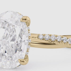 The Stacey - Engagement Ring Made in Yellow Gold