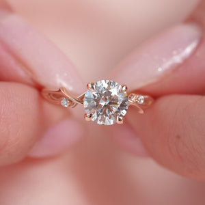The Twig - Engagement Ring Made in Rose Gold
