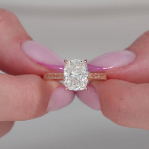 The Elizabeth - Engagement Ring Made in Rose Gold