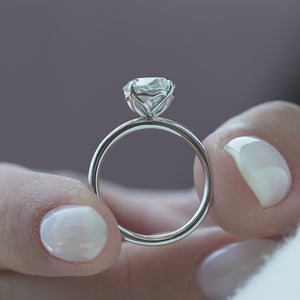 The Alison - Engagement Ring Made in White Gold