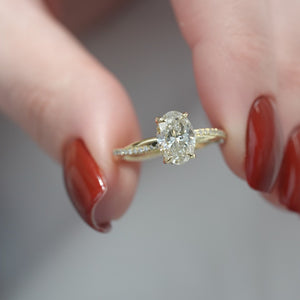 The Stacey - Engagement Ring Made in Yellow Gold