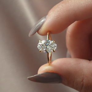 The Ashley - Engagement Ring Made in Yellow Gold