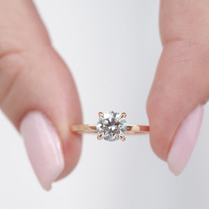 The Eleanor - Engagement Ring Made in Rose Gold