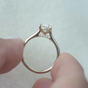 The Natalie - Engagement Ring Made in Yellow Gold