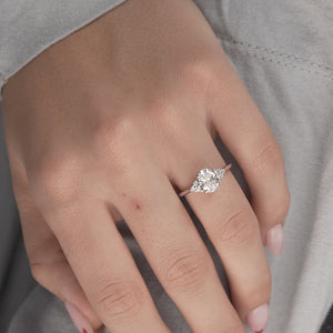 The Scarlett - Engagement Ring Made in White Gold