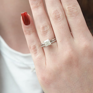 The Alison - Engagement Ring Made in White Gold