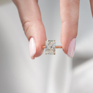 The Natalie - Engagement Ring Made in Yellow Gold