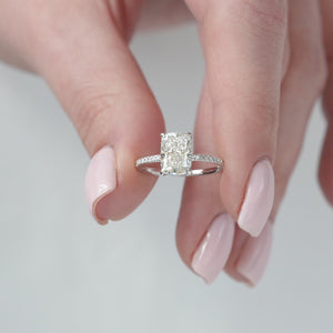 The Mandy - Engagement Ring Made in White Gold