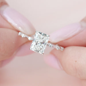 The Penelope - Engagement Ring Made in White Gold