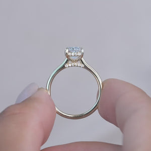 The Natalie - Engagement Ring Made in Yellow Gold