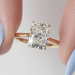 The Natalie - Engagement Ring Made in Yellow Gold
