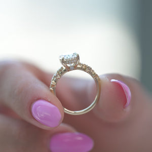The Mia - Engagement Ring Made in Yellow Gold