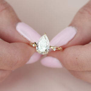 The Twig - Engagement Ring Made in Yellow Gold