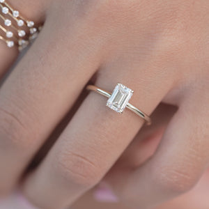 The Pave Kamellie - Engagement Ring Made in Yellow Gold