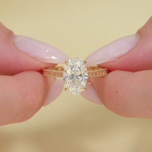 The Elizabeth - Engagement Ring Made in Yellow Gold