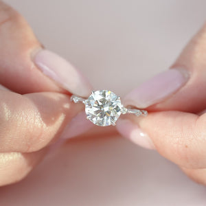 The Penelope - Engagement Ring Made in White Gold