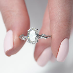 The Twig - Engagement Ring Made in White Gold