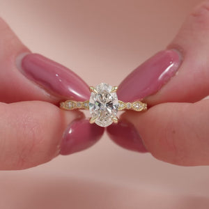The Jasmine - Engagement Ring Made in Yellow Gold