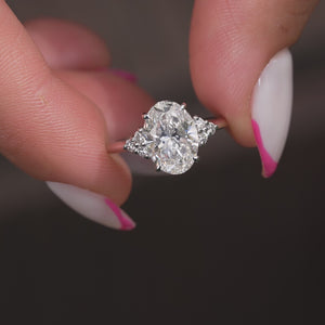 The Scarlett - Engagement Ring Made in White Gold
